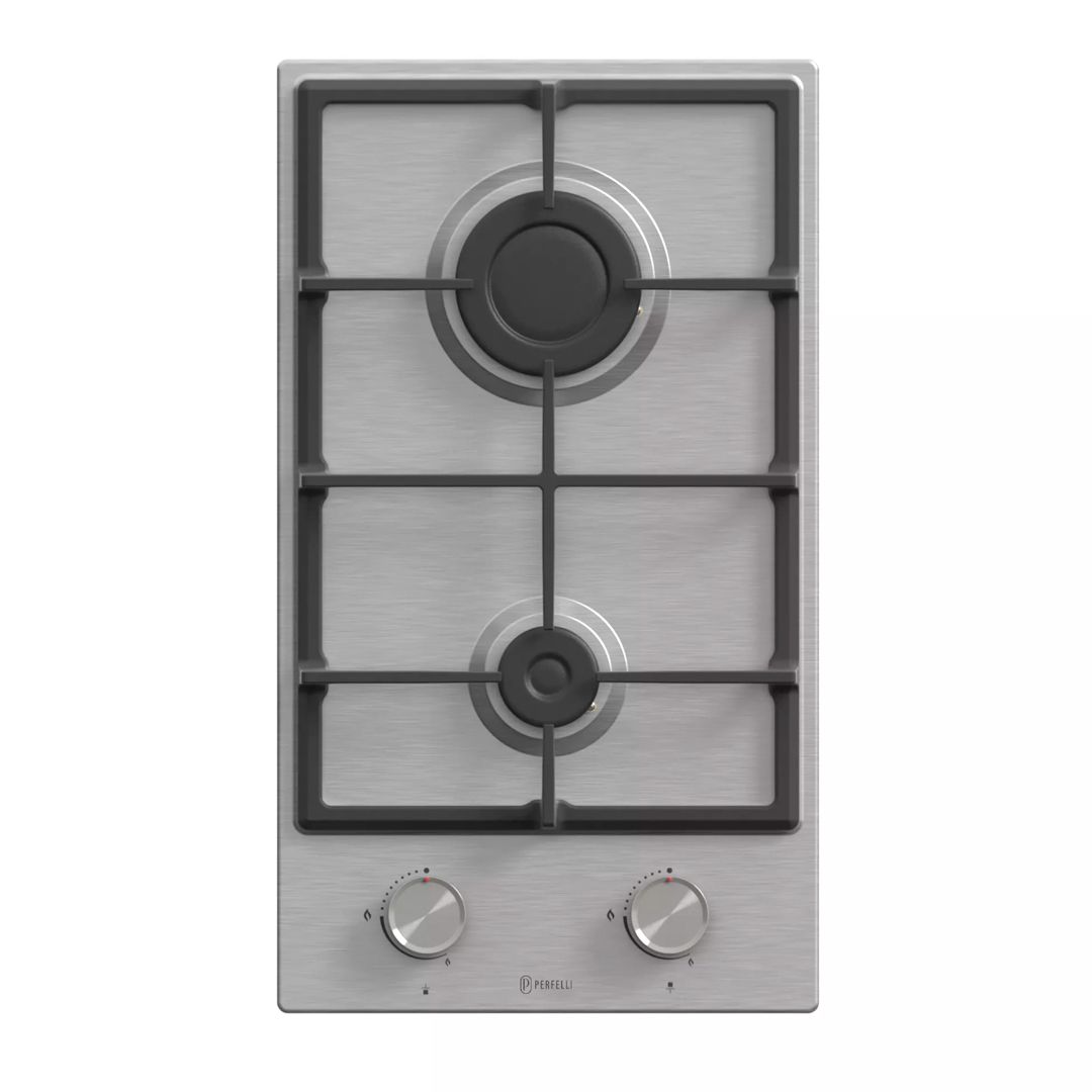 Варильна поверхня газова Domino на металі PERFELLI PERLA M32C INOX
