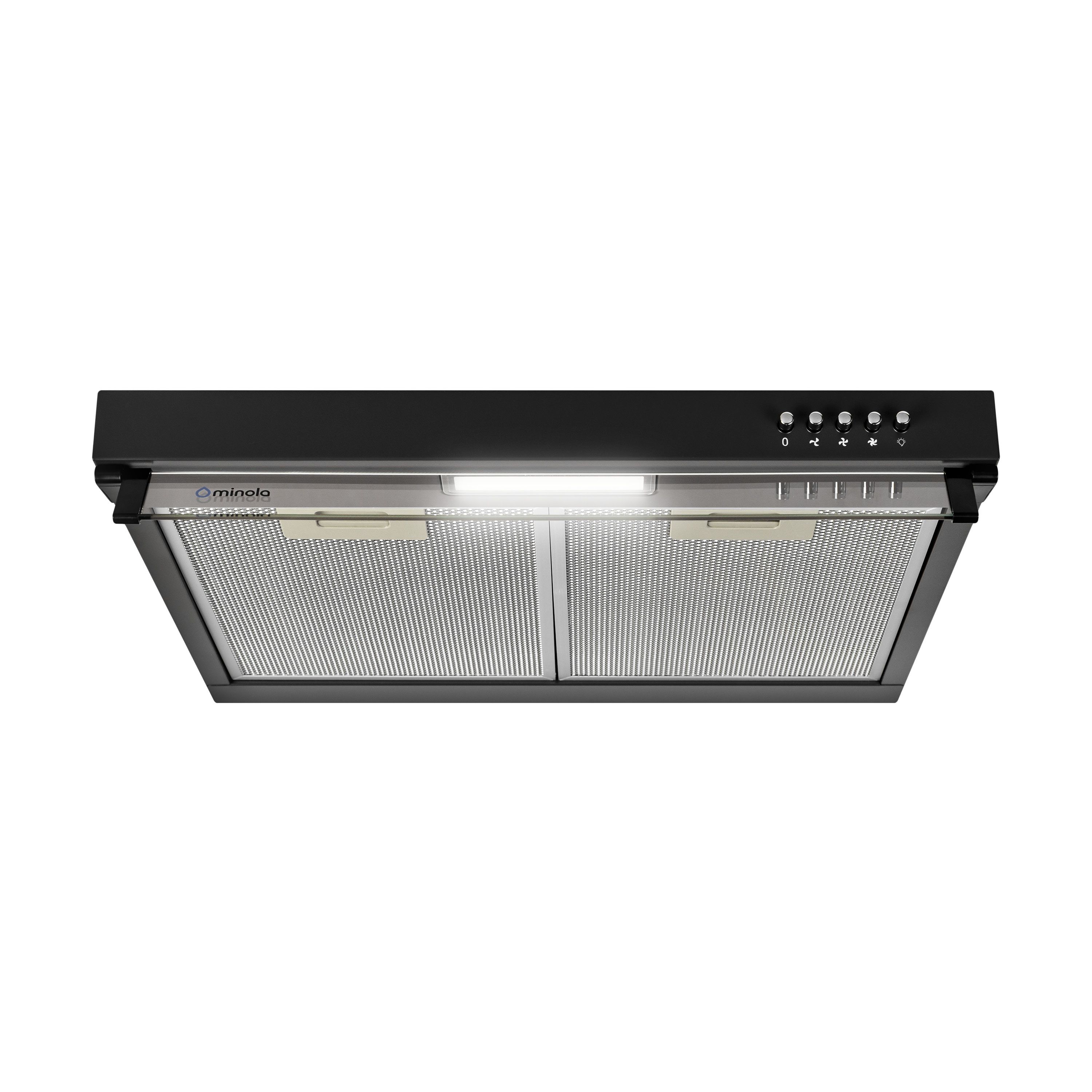 Вытяжка плоская Minola HPL 522 BL