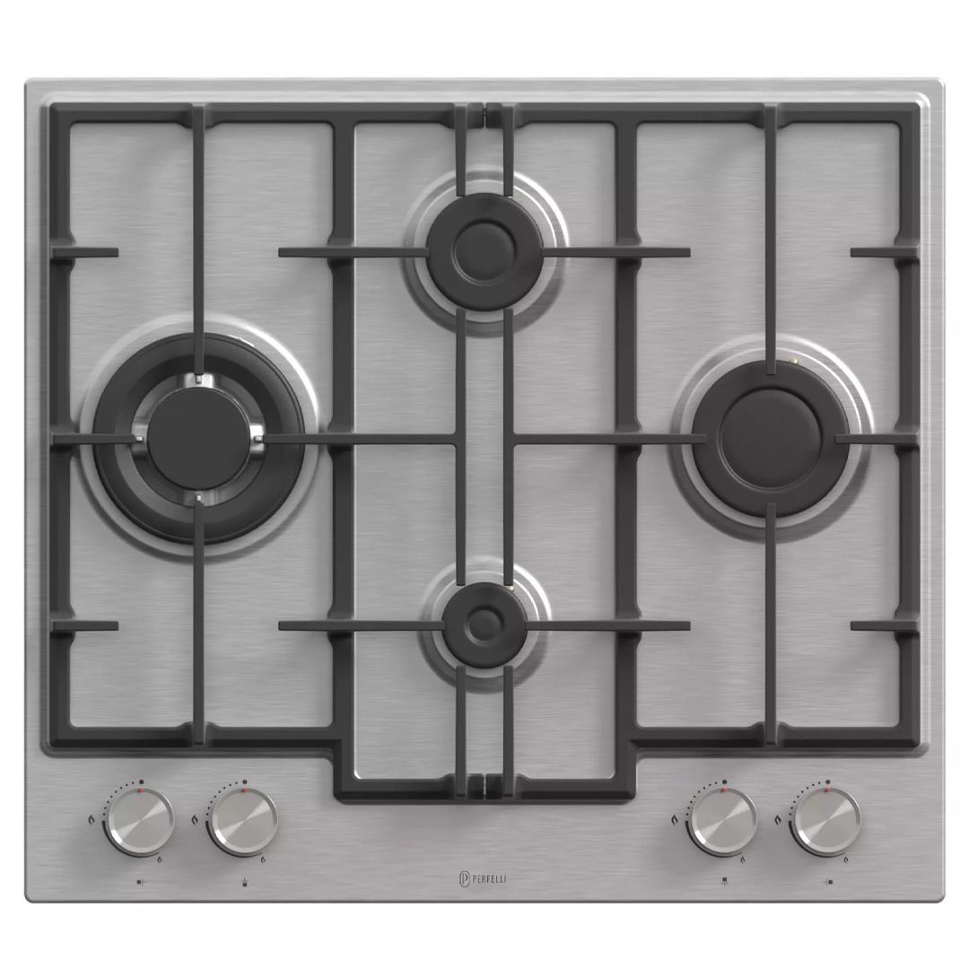 Варильна поверхня газова на металі PERFELLI PERLA MW60C INOX