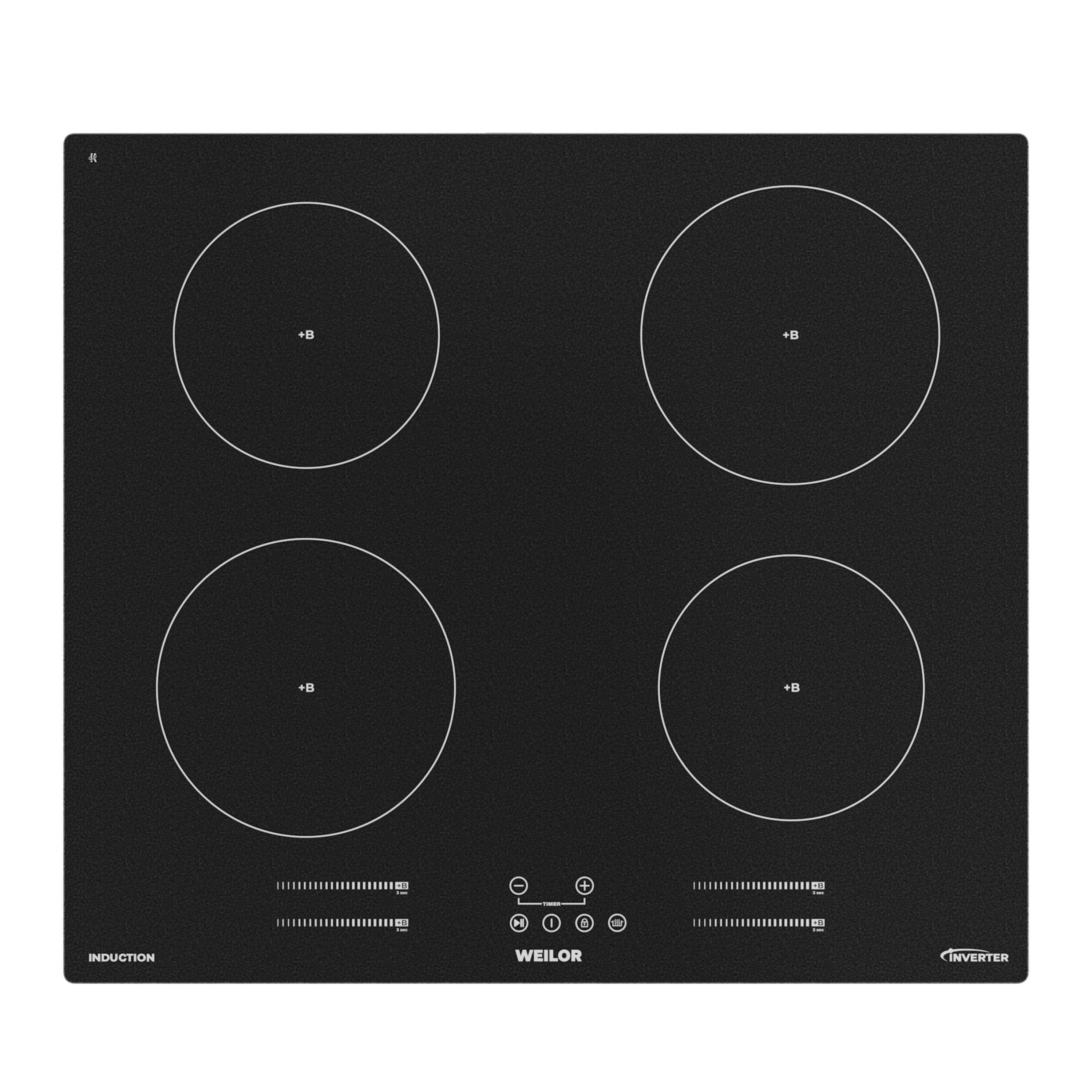 Варильна поверхня індукційна WEILOR WIS 643 BLACK NanoProtect