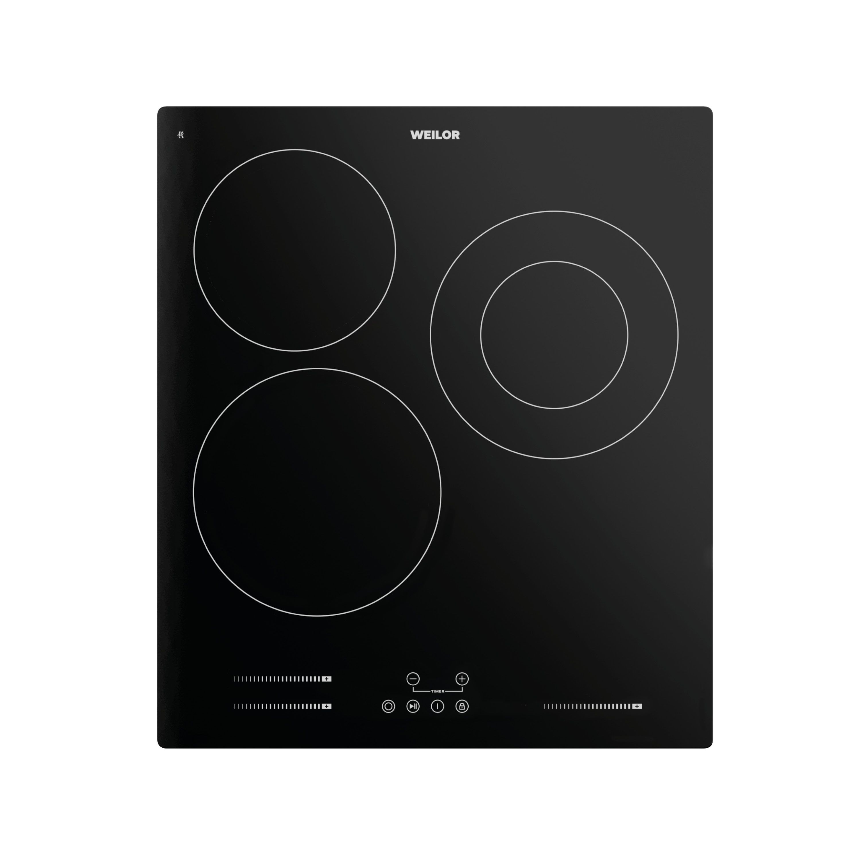 Варильна поверхня склокерамічна WEILOR WHC 445 BLACK