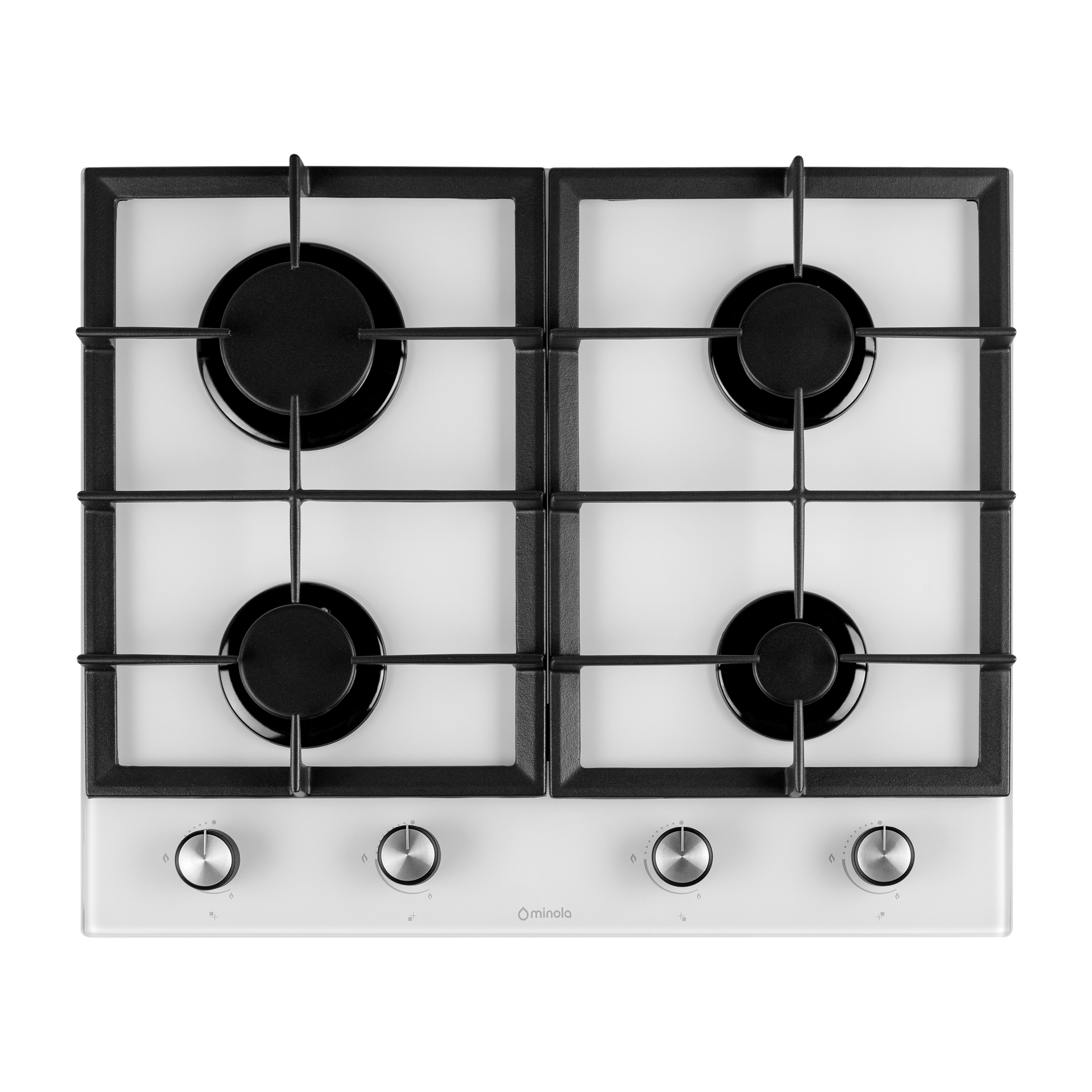 Варильна поверхня газова на склі Minola MGG 614204 WH