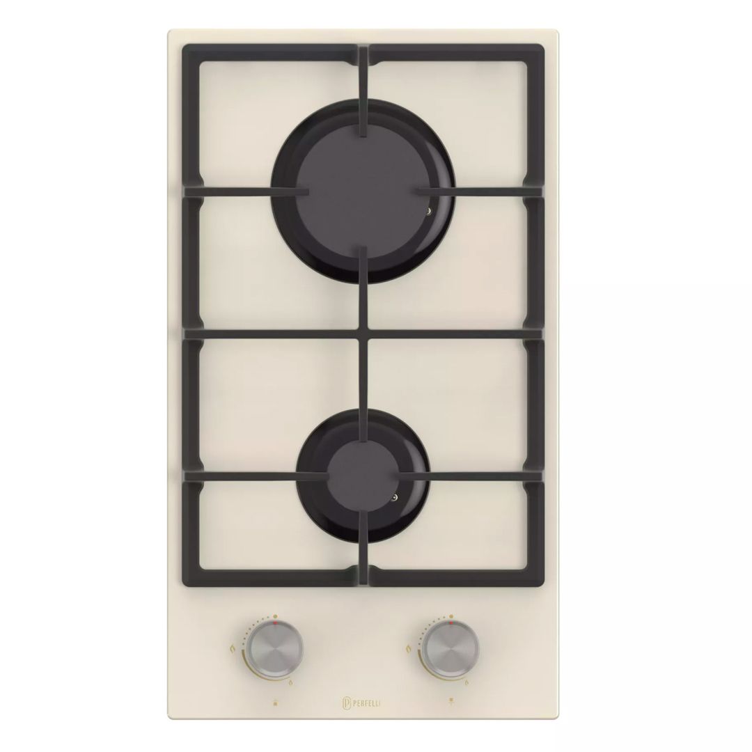 Варильна поверхня газова Domino на склі PERFELLI PERLA G32C BEIGE