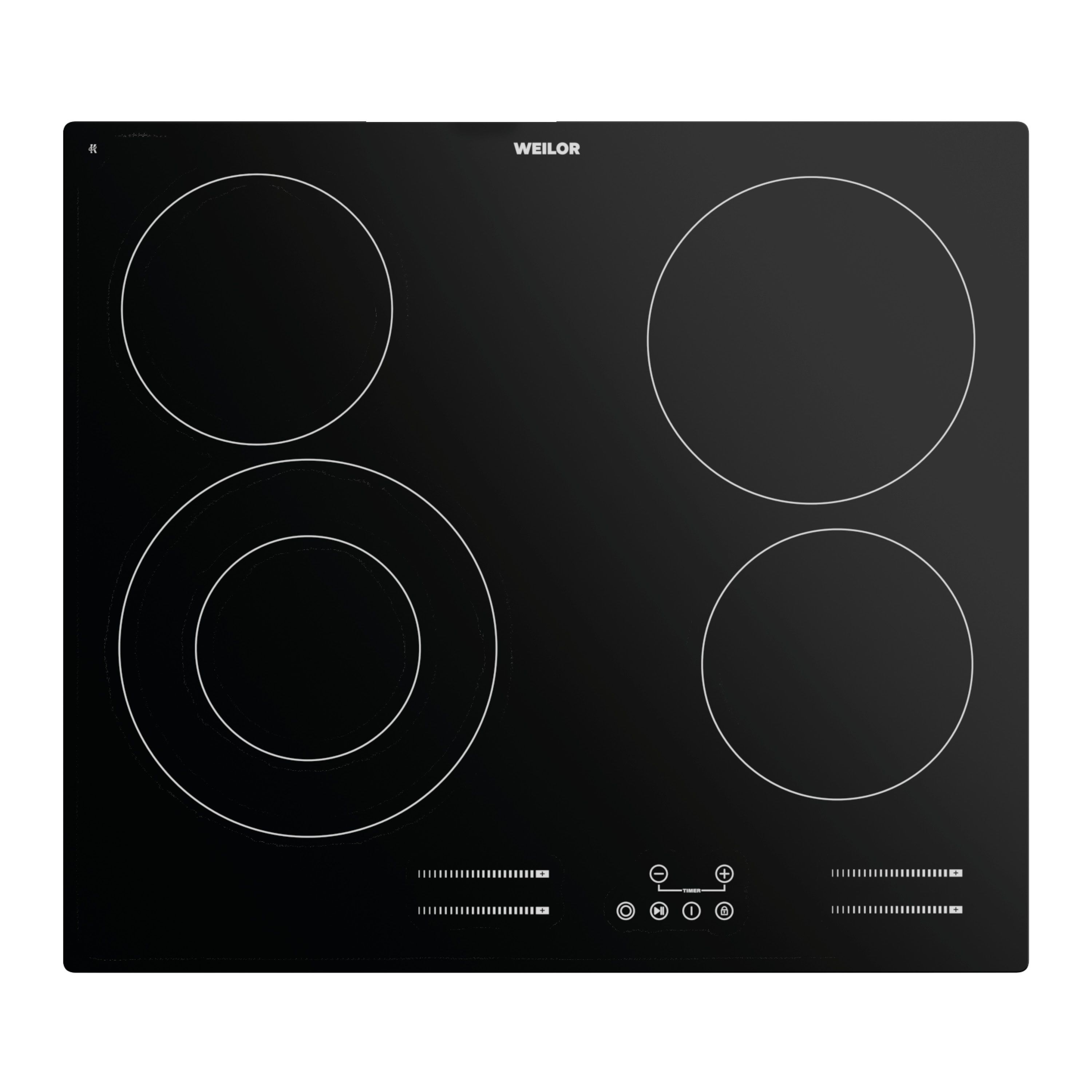 Варильна поверхня склокерамічна WEILOR WHC 655 BLACK