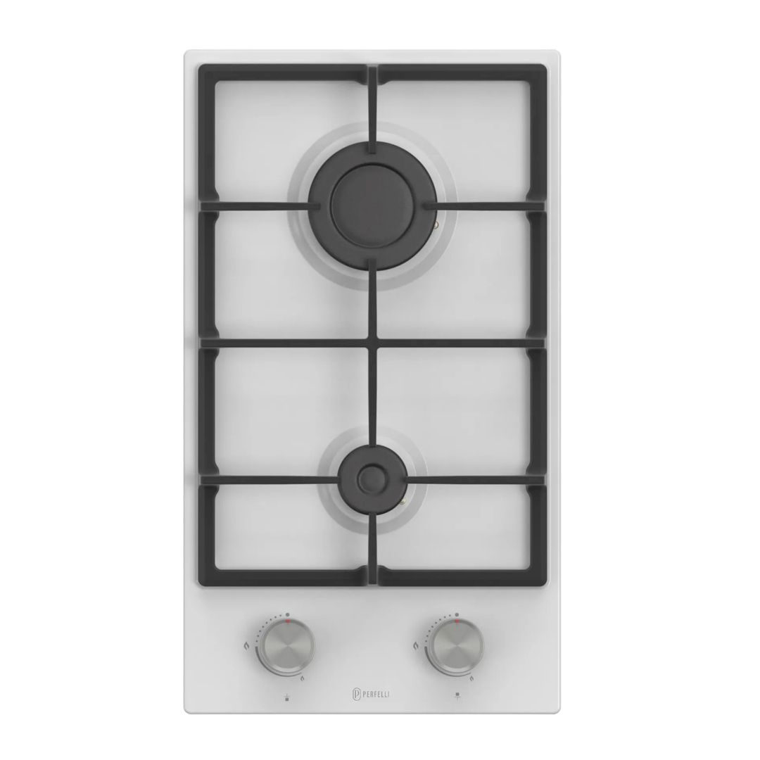 Варильна поверхня газова Domino на металі PERFELLI PERLA M32C BIANCO