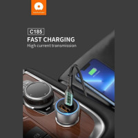 Автомобільний зарядний пристрій WUW-C185 PD20W+QC3.0 black (Цвет Черный) - фото № 5