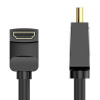 Кабель Vention HDMI Right Angle  Cable 90 Degree v2.0, 1.5M Black (AARBG) - зображення 4