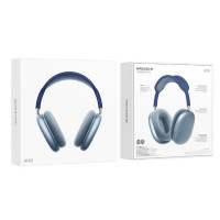 Бездротові навушники BOROFONE BO22 Elegant BT headphones Blue (Цвет Синий) - фото № 3
