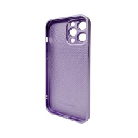 Чохол для смартфона AG Glass Matt Frame Color Logo for Apple iPhone 13 Pro Max Light Purple (Цвет Light Purple) - фото № 2
