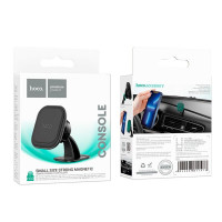 Автотримач для телефона HOCO H30 Brilliant magnetic car holder(center console) Black (Колір Черный) - фото № 8