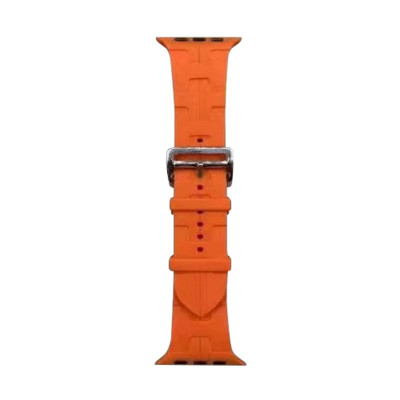 Ремінець для годинника Apple Watch Hermès 38/40/41mm 3.Orange (Hermes38-3.Orange) - изображение 1
