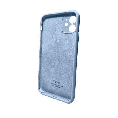 Чохол для смартфона Silicone Full Case AA Camera Protect for Apple iPhone 11 Pro Max кругл 27,Mist Blue - зображення 2