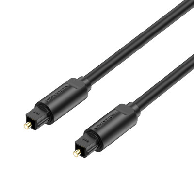 Кабель Vention Optical Fiber Audio Cable 5M Black (BAEBJ) - зображення 1