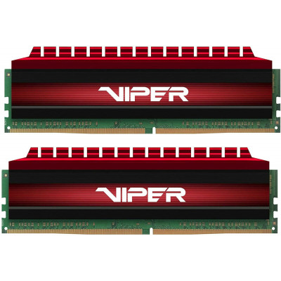DDR4 Patriot Viper V4 32GB (Kit of 2x16384) 3000MHz CL16 DIMM Black/Red - изображение 1