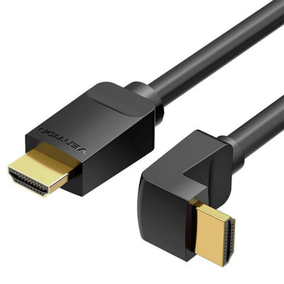 Кабель Vention HDMI Right Angle  Cable 90 Degree v2.0, 1.5M Black (AARBG) - зображення 6