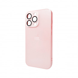 Чохол для смартфона AG Glass Matt Frame Color Logo for Apple iPhone 11 Pro Chanel Pink