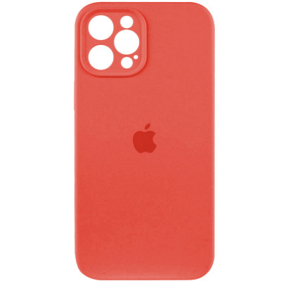 Чохол для смартфона Silicone Full Case AA Camera Protect for Apple iPhone 12 Pro 18,Peach - зображення 1