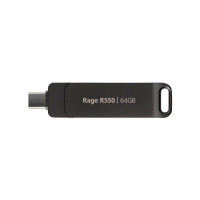 Флеш-накопичувач Patriot USB 3.2 Gen 1 Rage R550 64GB Type-A+C (Цвет Черный) - фото № 4