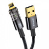 Кабель Baseus Explorer Series Auto Power-Off Fast Charging Data Cable USB to IP 2.4A 2m Black (Черный)- № 2