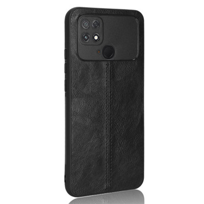 Чохол для смартфона Cosmiс Leather Case for Poco C40 Black (CoLeathPocoC40Black) - изображение 1