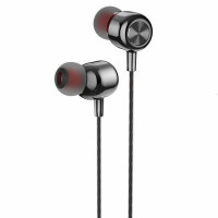 Навушники HOCO M87 String wired earphones with with microphone Gloomy Black (Колір Black) - фото № 2