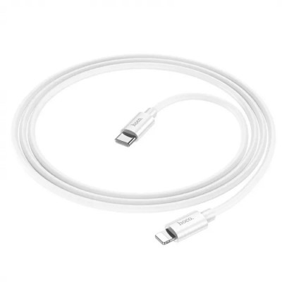 Кабель HOCO X87 Magic silicone PD charging data cable for iP White (6931474783189) - зображення 3