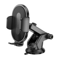 Автотримач для телефона BOROFONE BH134 Rio push-type car holder (center console) Black (Колір 7073) - фото № 6