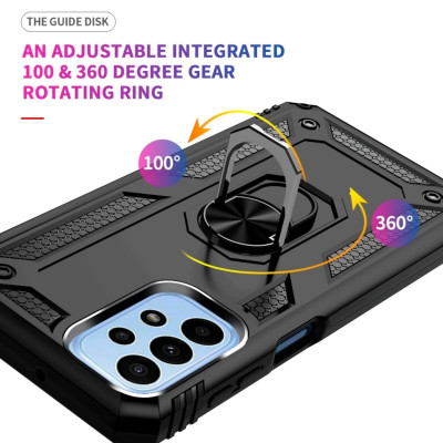 Чохол для смартфона Cosmic Robot Ring for Samsung Galaxy A23 4G Black (RobotA23Black) - зображення 6