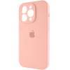 Чохол для смартфона Silicone Full Case AA Camera Protect for Apple iPhone 15 Pro Max 37,Grapefruit (FullAAi15PM-37) - изображение 3