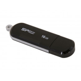 Flash SiliconPower USB 2.0 LuxMini 322 16Gb Black