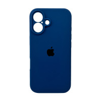 Чохол для смартфона Silicone Full Case AA Camera Protect for Apple iPhone 16 16,Blue (Цвет Синий) - фото № 2