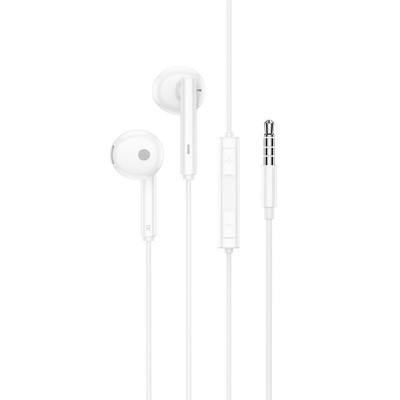 Навушники BOROFONE BM82 Art music digital earphones with mic White (BM82W) - изображение 1