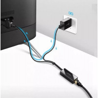 Перехідник UGREEN Ethernet Adapter for TV Stick (Black) (Цвет Black) - фото № 2