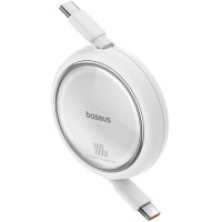 Кабель Baseus Free2Draw Mini Retractable Charging Cable Type-C to Type-C 100W 1m Moon White (Колір Moon White) - фото № 3