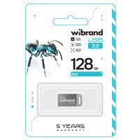 Флеш-накопичувач Wibrand USB 3.2 Gen1 Ant 128GB Silver (Колір Серый) - фото № 2