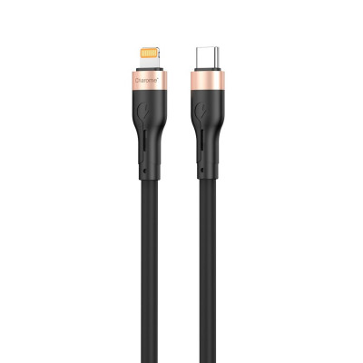 Кабель CHAROME C23-05 USB-C to Lightning charging data cable Black (6974324910786) - зображення 1