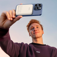 Зовнішній акумулятор UGREEN PB561 10000mAh MIni Magnetic Wireless 20W (Колір Бежевий) - фото № 5