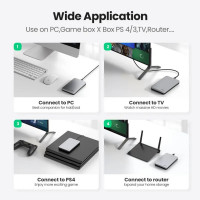 Зовнішня кишеня для накопичувача UGREEN CM300 2.5-Inch SATA External Hard Drive Enclosure(UGR-70499)  - фото № 5