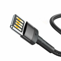 Кабель Baseus Cafule Cable（Special Edition）USB For iP 1m Grey+Black (Цвет Темно-серый) - фото № 3