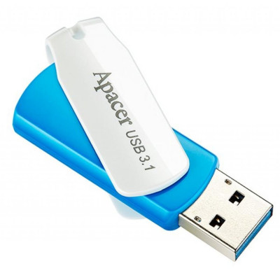 Flash Apacer USB 3.1 AH357 64GB Blue (AP64GAH357U-1) - зображення 1