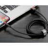 Кабель Baseus Cafule Cable USB For iP 1.5A 2m Gold+Blue (Синий)- № 3