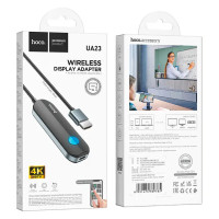 Кабель-перехiдник HOCO UA23 Flowing wireless display adapter(iP version) Black (Колір 7073) - фото № 8