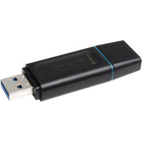 Флеш-накопичувач Kingston USB 3.2 DT Exodia 64GB Black/Teal (Колір Черный) - фото № 2