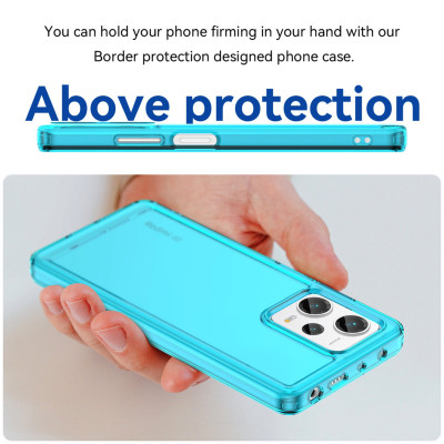 Чохол для смартфона Cosmic Clear Color 2 mm for Xiaomi Redmi Note 12 Pro Plus 5G Transparent Blue (ClearColorXRN12PP5GTrBlue) - зображення 4