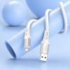 Кабель BOROFONE BX88 Solid silicone charging data cable for Type-C White (BX88CW) - зображення 4