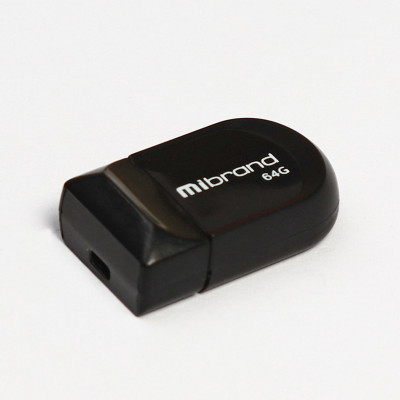 Flash Mibrand USB 2.0 Scorpio 64Gb Black - изображение 1