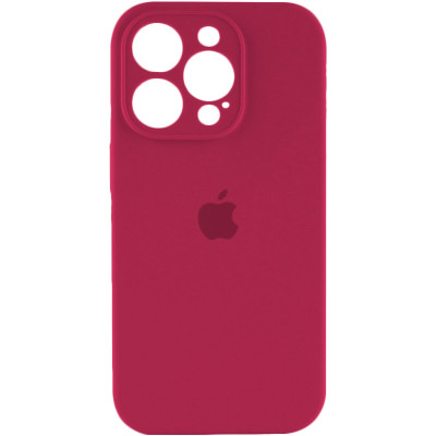 Чохол для смартфона Silicone Full Case AA Camera Protect for Apple iPhone 14 Pro 35,Maroon - изображение 1