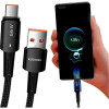Кабель ESSAGER Sunset Type-C 6A USB charging and data Fully compatible cable 2m Black - зображення 5