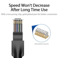 Мережевий кабель Vention Cat.6 UTP Patch Cable 10M Black (Цвет 7073) - фото № 7