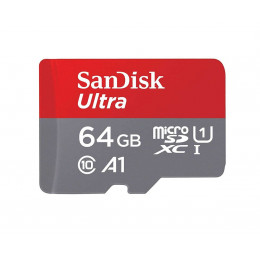 microSDXC (UHS-1) SanDisk Ultra 64Gb class 10 A1 (100Mb/s, 667x)